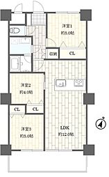 間取図画像 3LDK