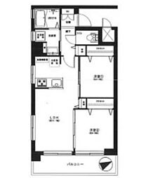 ワイムティハイム 2LDKの間取図画像