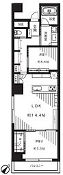 ライトコート四谷 2LDKの間取図画像
