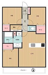 メイツ町屋 3LDKの間取図画像