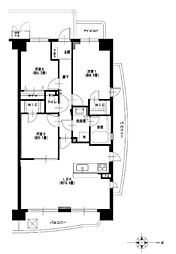 モア・クレスト小竹向原 2SLDKの間取図画像