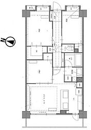ライオンズガーデン哲学堂 3LDKの間取図画像
