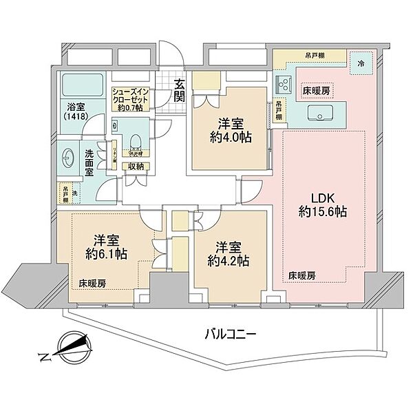 間取りを拡大表示