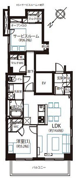 間取りを拡大表示