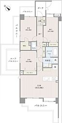 ドラゴンマンション池袋壱番館 2SLDKの間取図画像