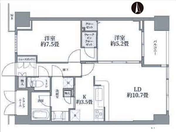 間取りを拡大表示