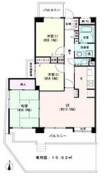 ハイラーク新赤羽 3LDKの間取図画像