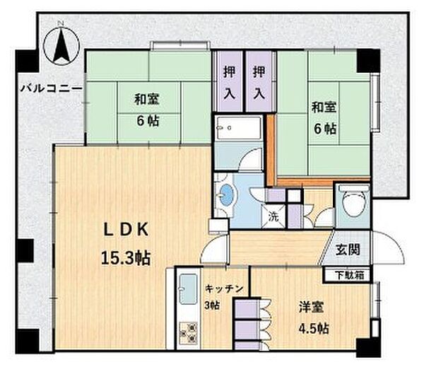 間取りを拡大表示