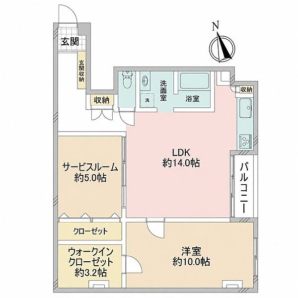 間取りを拡大表示