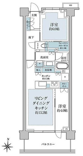 間取りを拡大表示