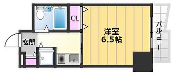 ジョイフル堺 416｜大阪府堺市堺区東雲西町1丁(賃貸マンション1K・4階・18.99㎡)の写真 その2