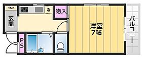 マンション若桜 505 ｜ 大阪府堺市堺区北三国ヶ丘町8丁5-4（賃貸マンション1K・5階・23.30㎡） その2