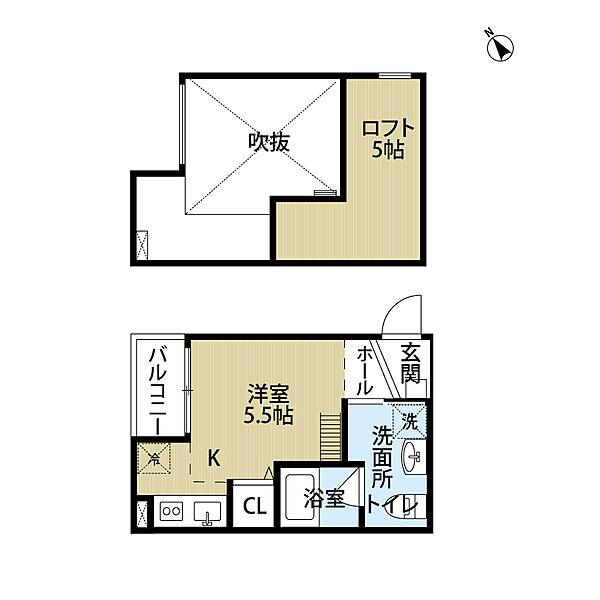 ドメーヌ堺 0205｜大阪府堺市堺区大浜北町3丁(賃貸アパート1K・2階・20.04㎡)の写真 その2