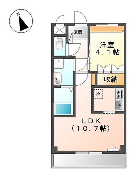 アヴァンティ三国ヶ丘 303｜大阪府堺市堺区向陵中町5丁(賃貸マンション1LDK・3階・36.00㎡)の写真 その2