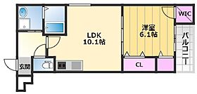 フジパレスタクト 105 ｜ 大阪府堺市堺区北旅籠町東1丁（賃貸アパート1LDK・2階・40.20㎡） その2