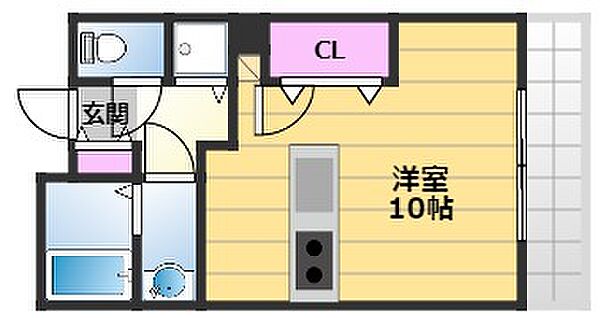 堺グリーンプラザ 808｜大阪府堺市堺区市之町東5丁(賃貸マンション1R・8階・28.80㎡)の写真 その2