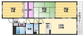 ボナール浜寺 202 ｜ 大阪府堺市西区浜寺船尾町西4丁389（賃貸マンション3LDK・2階・63.00㎡） その2