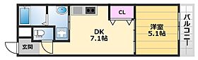 フジパレス浜寺サウス1番館 102 ｜ 大阪府堺市西区浜寺諏訪森町西3丁278-8（賃貸アパート1DK・1階・30.00㎡） その2