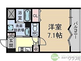 大阪府茨木市双葉町（賃貸マンション1K・5階・25.20㎡） その2