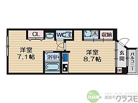 大阪府茨木市総持寺駅前町（賃貸マンション1LDK・2階・36.32㎡） その2