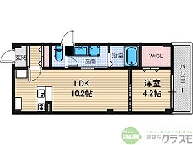 大阪府茨木市西河原2丁目（賃貸マンション1LDK・1階・36.49㎡） その2