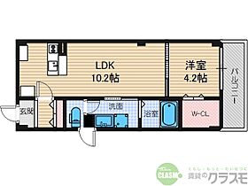 大阪府茨木市西河原2丁目（賃貸マンション1LDK・2階・36.49㎡） その2