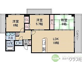 大阪府茨木市南耳原2丁目（賃貸マンション3LDK・2階・73.80㎡） その2