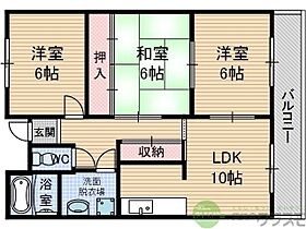 大阪府茨木市橋の内3丁目（賃貸マンション3LDK・2階・70.84㎡） その2