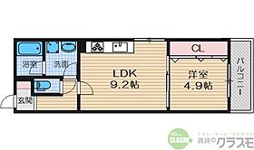 大阪府茨木市西田中町（賃貸アパート1LDK・3階・36.43㎡） その2