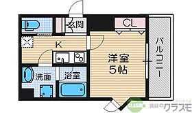 大阪府茨木市天王2丁目（賃貸マンション1K・1階・20.40㎡） その2