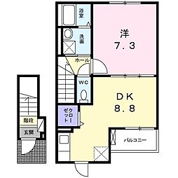 ラパン ノアール 2階