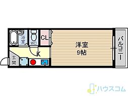 GI-Z2 1Kの間取図画像