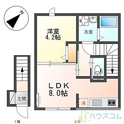 (仮称)吹田市新芦屋新築アパート 2階
