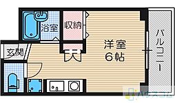 メゾン・アエロスタ 1Kの間取図画像