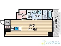 PARADORDEGAISEN ワンルームの間取図画像