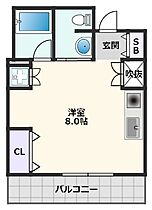 ラ・メゾン吹田 402 ｜ 大阪府吹田市昭和町10-20（賃貸マンション1R・4階・23.00㎡） その2