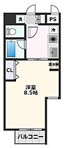 クレールメゾン  ｜ 大阪府吹田市朝日町（賃貸マンション1K・5階・23.55㎡） その2