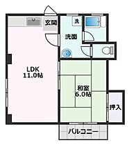 三恵吹田ハイツ  ｜ 大阪府吹田市内本町3丁目1-1（賃貸マンション1LDK・2階・36.60㎡） その2