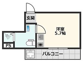 カンフォート吹田 208 ｜ 大阪府吹田市寿町2丁目（賃貸マンション1R・2階・14.00㎡） その2