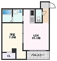 Halu吹田 204 ｜ 大阪府吹田市片山町4丁目23-10（賃貸マンション1LDK・2階・40.00㎡） その2