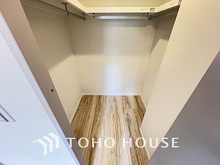 衣類がたくさん収納できる人気の「ウォークインクローゼット」