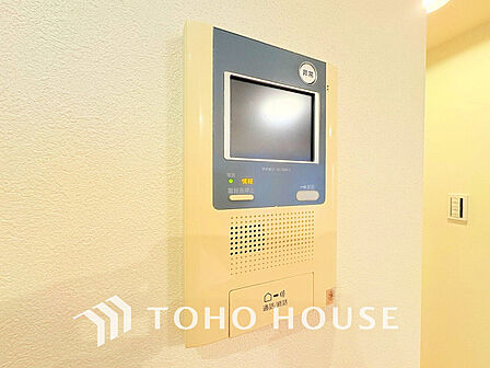 モニター付インターホンで、安心のセキュリティシステム