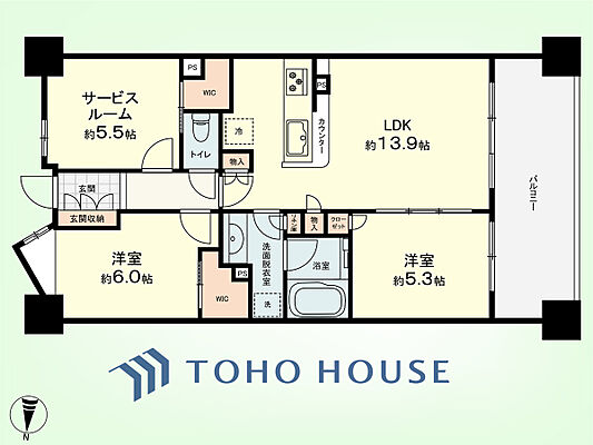 間取り 東急田園都市線 たまプラーザ駅 徒歩22分