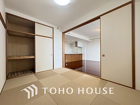 収納力のある押入れで片付けにも困りません