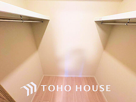 衣類がたくさん収納できる人気の「ウォークインクローゼット」