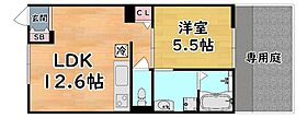 兵庫県神戸市灘区城の下通１丁目（賃貸アパート1LDK・1階・45.45㎡） その2