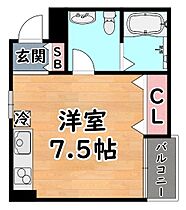 兵庫県神戸市灘区高羽町５丁目（賃貸マンション1R・1階・20.95㎡） その2