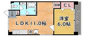 兵庫県神戸市灘区一王山町（賃貸マンション1LDK・2階・37.00㎡） その2