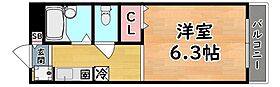 兵庫県神戸市灘区烏帽子町３丁目（賃貸アパート1K・2階・19.90㎡） その2