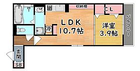 兵庫県神戸市灘区国玉通２丁目（賃貸アパート1LDK・3階・37.13㎡） その2